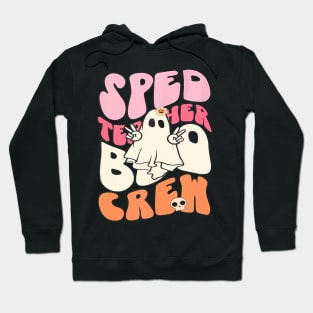 Sped Teacher Boo Crew Halloween Costume Sped Ed Team Hoodie